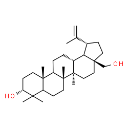 ChemSpider 2D Image | (3alpha,5xi,9xi,18xi)-Lup-20(29)-ene-3,28-diol | C30H50O2