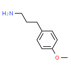 ChemSpider 2D Image | 3-(4-methoxyphenyl)propylamine | C10H15NO