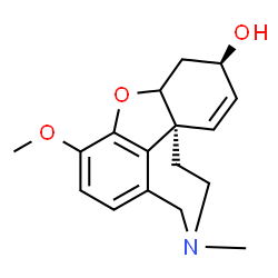 ChemSpider 2D Image | (4axi)-Galanthamine | C17H21NO3