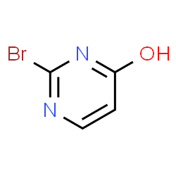 ChemSpider 2D Image | 2-Bromopyrimidin-4-ol | C4H3BrN2O