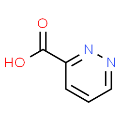 ChemSpider 2D Image | 3-Pyridazinecarboxylic acid | C5H4N2O2