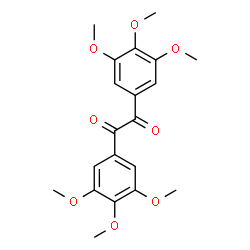 ChemSpider 2D Image | 1,2-Bis(3,4,5-trimethoxyphenyl)-1,2-ethanedione | C20H22O8