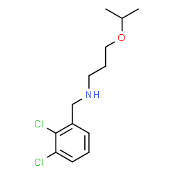 ChemSpider 2D Image | N-(2,3-Dichlorobenzyl)-3-isopropoxy-1-propanamine | C13H19Cl2NO