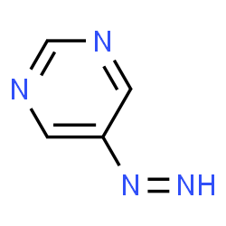 ChemSpider 2D Image | 5-Diazenylpyrimidine | C4H4N4