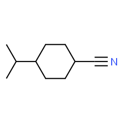 ChemSpider 2D Image | 4-Isopropylcyclohexanecarbonitrile | C10H17N