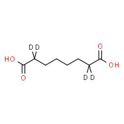 ChemSpider 2D Image | 1,8-Octanedioic-2,2,7,7-d4 Acid | C8H10D4O4