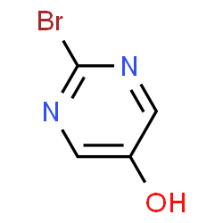 ChemSpider 2D Image | 2-Bromo-5-pyrimidinol | C4H3BrN2O