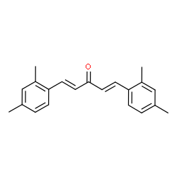 ChemSpider 2D Image | (1E,4E)-1,5-Bis(2,4-dimethylphenyl)-1,4-pentadien-3-one | C21H22O