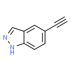 ChemSpider 2D Image | 5-Ethynyl-1H-indazole | C9H6N2