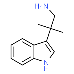 ChemSpider 2D Image | Î²,Î²-Dimethyl-1H-indole-3-ethanamine | C12H16N2