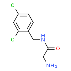 ChemSpider 2D Image | N-(2,4-Dichlorobenzyl)glycinamide | C9H10Cl2N2O