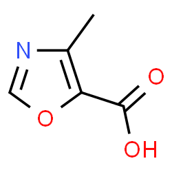 ChemSpider 2D Image | 4-Methyl-5-oxazolecarboxylic Acid | C5H5NO3