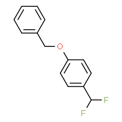 ChemSpider 2D Image | 1-Benzyloxy-4-(difluoromethyl)benzene | C14H12F2O