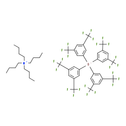 ChemSpider 2D Image | tetrabutylammonium tetrakis(3,5-bis(trifluoromethyl)phenylborate | C48H48BF24N