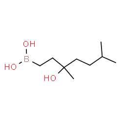 ChemSpider 2D Image | (3-Hydroxy-3,6-dimethylheptyl)boronic acid | C9H21BO3