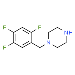 ChemSpider 2D Image | 1-(2,4,5-Trifluorobenzyl)piperazine | C11H13F3N2