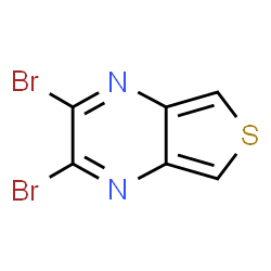 ChemSpider 2D Image | 2,3-Dibromothieno[3,4-b]pyrazine | C6H2Br2N2S