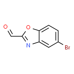 ChemSpider 2D Image | 5-Bromo-2-benzoxazolecarboxaldehyde | C8H4BrNO2
