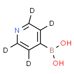 ChemSpider 2D Image | (~2~H_4_)-4-Pyridinylboronic acid | C5H2D4BNO2
