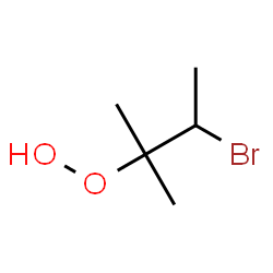 ChemSpider 2D Image | 2-Bromo-1,1-dimethylpropyl hydroperoxide | C5H11BrO2
