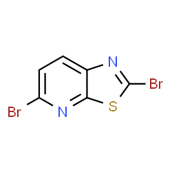ChemSpider 2D Image | 2,5-Dibromothiazolo[5,4-b]pyridine | C6H2Br2N2S