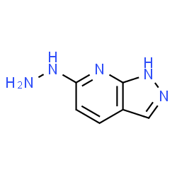 ChemSpider 2D Image | 6-Hydrazino-1H-pyrazolo[3,4-b]pyridine | C6H7N5