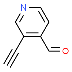 ChemSpider 2D Image | 3-Ethynylisonicotinaldehyde | C8H5NO