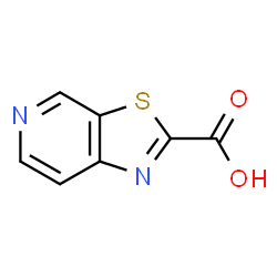 ChemSpider 2D Image | [1,3]Thiazolo[5,4-c]pyridine-2-carboxylic acid | C7H4N2O2S