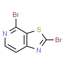 ChemSpider 2D Image | 2,4-dibromothiazolo[5,4-c]pyridine | C6H2Br2N2S