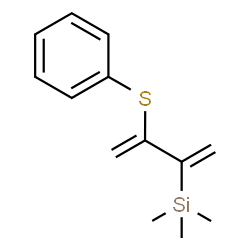ChemSpider 2D Image | Trimethyl[3-(phenylsulfanyl)-1,3-butadien-2-yl]silane | C13H18SSi