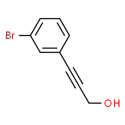 ChemSpider 2D Image | 3-(3-Bromophenyl)-2-propyn-1-ol | C9H7BrO