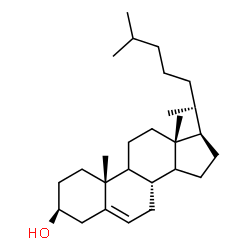 ChemSpider 2D Image | (3beta,9xi,14xi,20R)-Cholest-5-en-3-ol | C27H46O