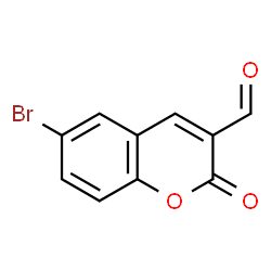 ChemSpider 2D Image | 6-Bromo-2-oxo-2H-chromene-3-carbaldehyde | C10H5BrO3