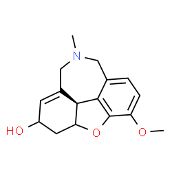 ChemSpider 2D Image | (12abeta)-Galanthamine | C17H21NO3