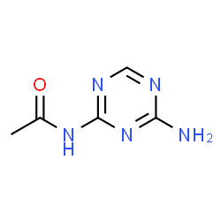 ChemSpider 2D Image | N-(4-Amino-1,3,5-triazin-2-yl)acetamide | C5H7N5O