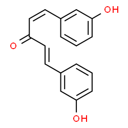 ChemSpider 2D Image | (1Z,4E)-1,5-Bis(3-hydroxyphenyl)-1,4-pentadien-3-one | C17H14O3