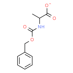 ChemSpider 2D Image | 2-{[(Benzyloxy)carbonyl]amino}propanoate | C11H12NO4