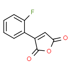 ChemSpider 2D Image | 3-(2-Fluorophenyl)-2,5-furandione | C10H5FO3