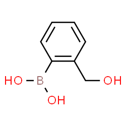 ChemSpider 2D Image | 2-(HYDROXYMETHYL)PHENYLBORONIC ACID | C7H9BO3