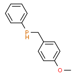 ChemSpider 2D Image | (4-Methoxybenzyl)(phenyl)phosphine | C14H15OP