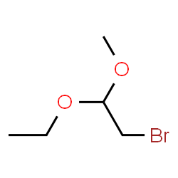 ChemSpider 2D Image | 2-Bromo-1-ethoxy-1-methoxyethane | C5H11BrO2