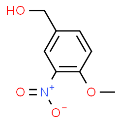 ChemSpider 2D Image | 4-Methoxy-3-nitrobenzyl alcohol | C8H9NO4