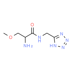 ChemSpider 2D Image | O-Methyl-N-(1H-tetrazol-5-ylmethyl)serinamide | C6H12N6O2