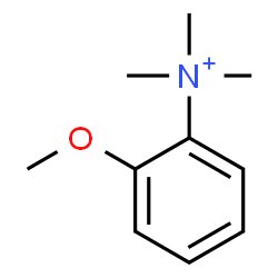 ChemSpider 2D Image | 2-Methoxy-N,N,N-trimethylanilinium | C10H16NO