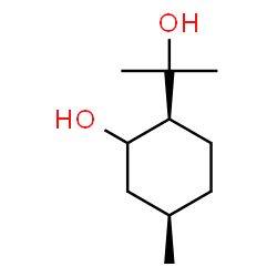 ChemSpider 2D Image | (2S,5R)-2-(2-Hydroxy-2-propanyl)-5-methylcyclohexanol | C10H20O2