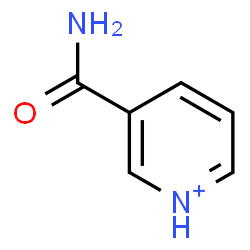 ChemSpider 2D Image | 3-Carbamoylpyridinium | C6H7N2O