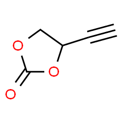 ChemSpider 2D Image | 4-Ethynyl-1,3-dioxolan-2-one | C5H4O3