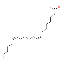 ChemSpider 2D Image | (8Z,14Z)-eicosadienoic acid | C20H36O2