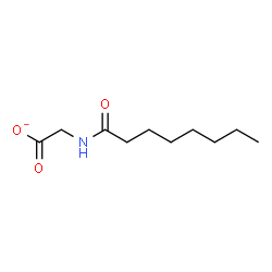 ChemSpider 2D Image | (Octanoylamino)acetate | C10H18NO3
