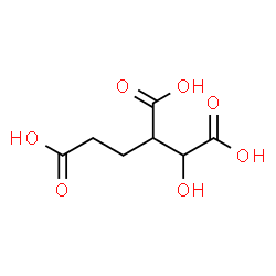 ChemSpider 2D Image | 1-Hydroxy-1,2,4-butanetricarboxylic acid | C7H10O7